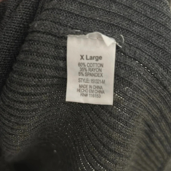 Gray oversized sweater size XL crewneck - Picture 7 of 7